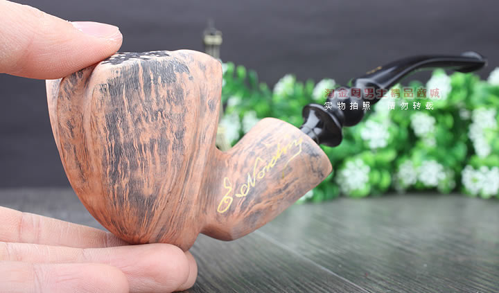 丹麦Erik Nording石楠木手工签名烟斗 SIGNATURE SMOOTH 原木52-10