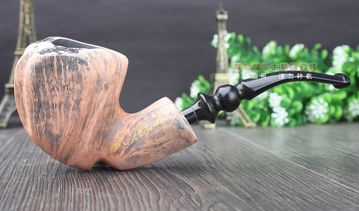 丹麦Erik Nording石楠木手工签名烟斗 SIGNATURE SMOOTH 原木52-4