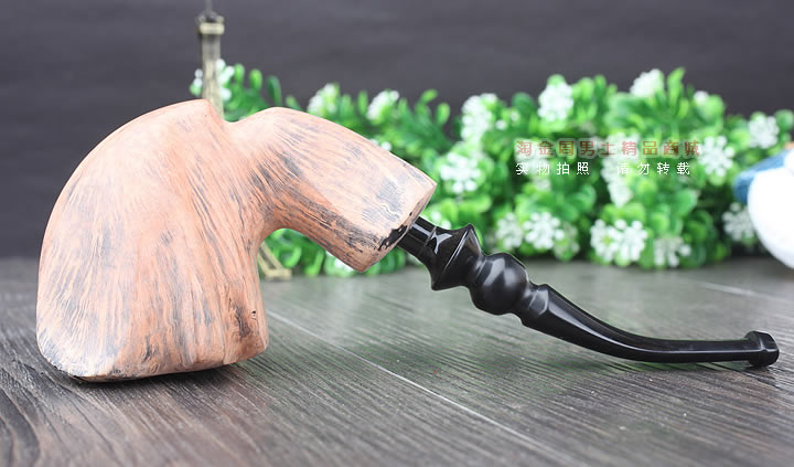 丹麦Erik Nording石楠木手工签名烟斗 SIGNATURE SMOOTH 原木52-5
