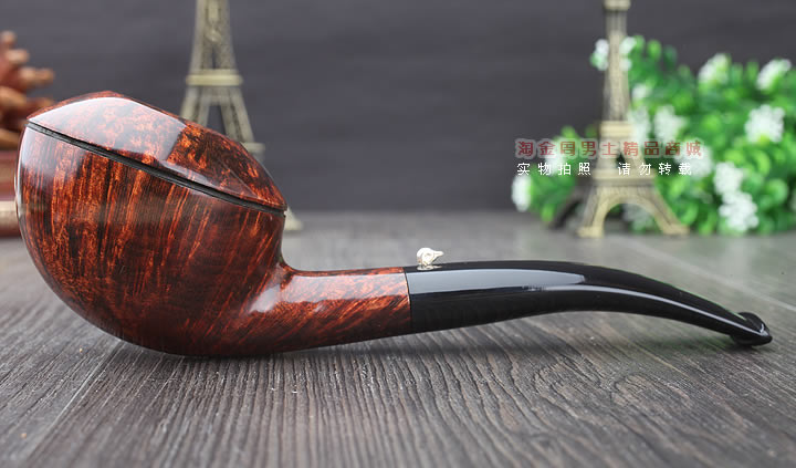 进口烟具 意大利L'ANATRA鸭子 石楠木手工烟斗 5件套装1蛋 LA56-4