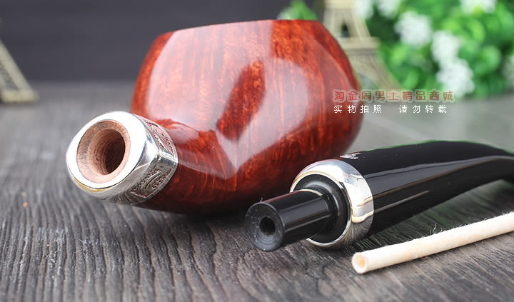 原装进口 意大利L'ANATRA鸭子 石楠木手工烟斗 6件套装LA59-8