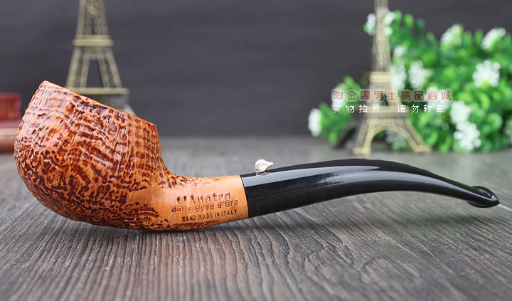 原装进口 意大利L'ANATRA鸭子 石楠木手工烟斗 6件套装LA60-4