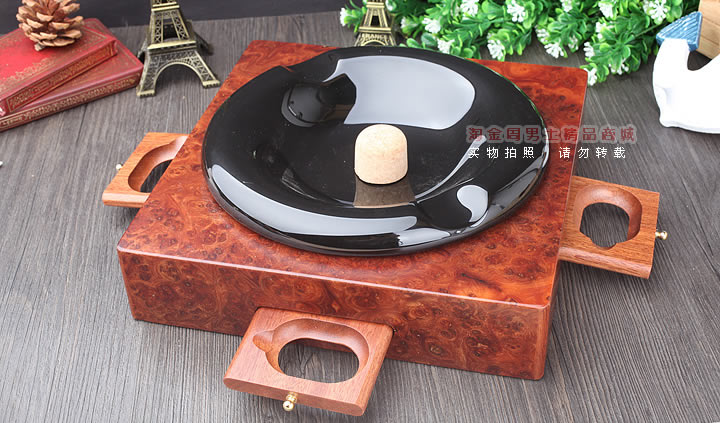 淘金周 进口意大利马仕Mastro de Paja 石楠木手工烟斗架 烟灰缸-1