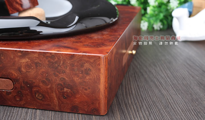 淘金周 进口意大利马仕Mastro de Paja 石楠木手工烟斗架 烟灰缸-5