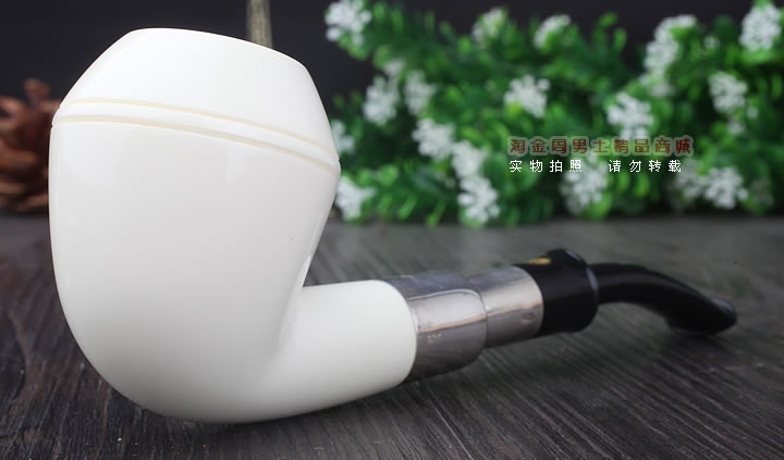 原装进口 正品土耳其海泡石 ALTINAY烟斗5件套 双银圈229-1