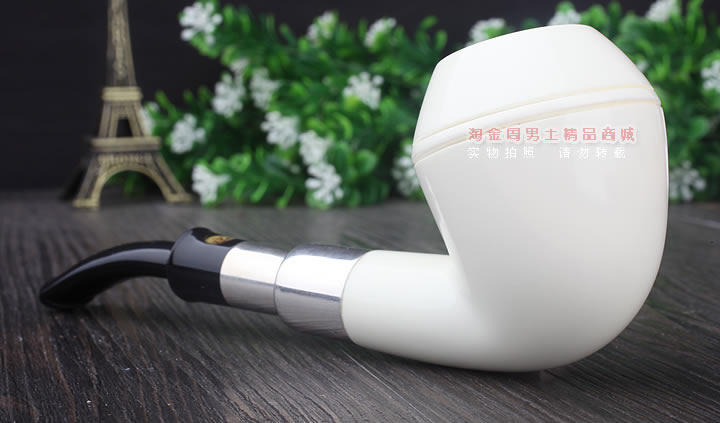 原装进口 正品土耳其海泡石 ALTINAY烟斗5件套 双银圈229-2