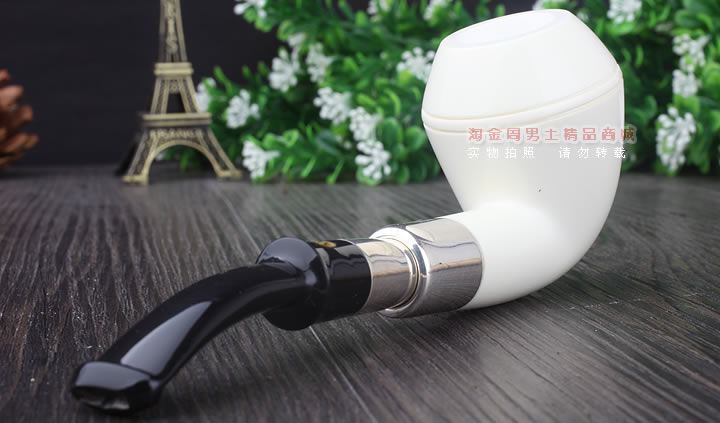 原装进口 正品土耳其海泡石 ALTINAY烟斗5件套 双银圈229-3