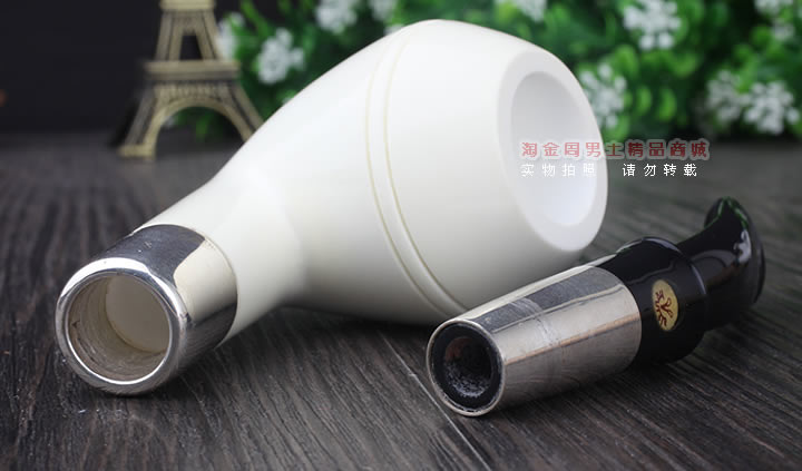 原装进口 正品土耳其海泡石 ALTINAY烟斗5件套 双银圈229-7