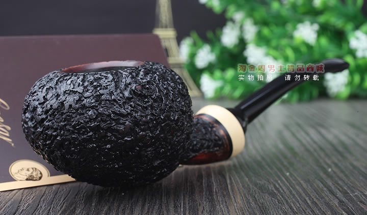 原装进口 意大利Caesar凯撒石楠木烟斗 5件套装F级粗面 F16-1