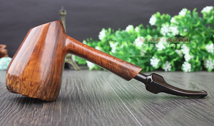 淘金周 二手烟斗 丹麦Preben Holm Ear BEN WADE 手工烟斗100X-5