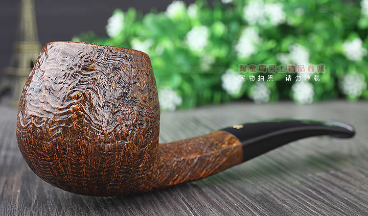 【淘金周】进口丹麦Stanwell Golden石楠木烟斗 5件套装黄金179K-1