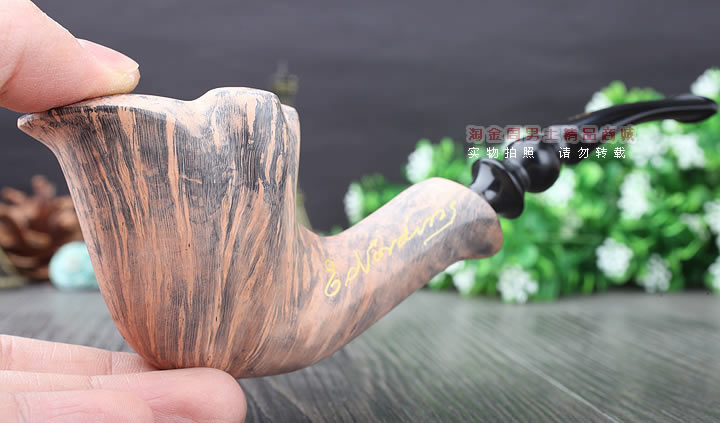 丹麦Erik Nording石楠木手工签名烟斗 SIGNATURE SMOOTH 原木55-11