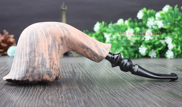 丹麦Erik Nording石楠木手工签名烟斗 SIGNATURE SMOOTH 原木55-5
