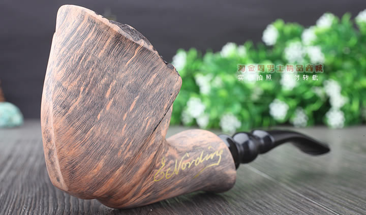 丹麦Erik Nording石楠木手工签名烟斗 SIGNATURE SMOOTH 原木56-1