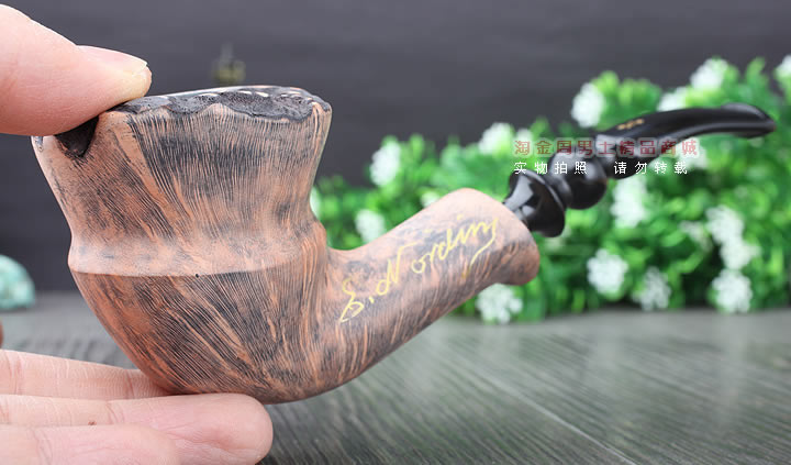 丹麦Erik Nording石楠木手工签名烟斗 SIGNATURE SMOOTH 原木57-11
