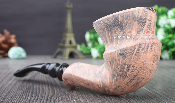 丹麦Erik Nording石楠木手工签名烟斗 SIGNATURE SMOOTH 原木57-2