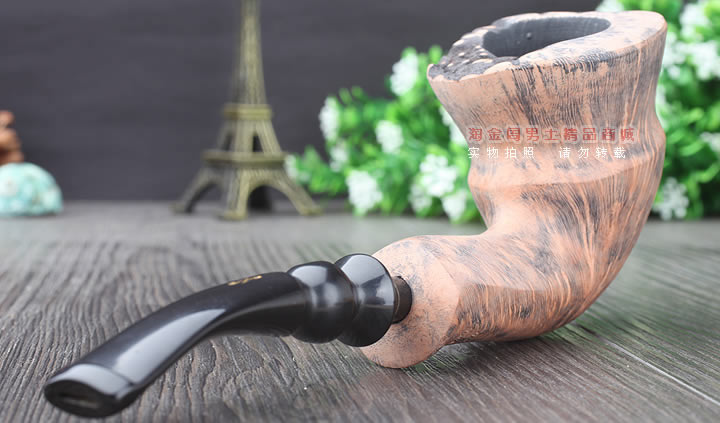 丹麦Erik Nording石楠木手工签名烟斗 SIGNATURE SMOOTH 原木57-3
