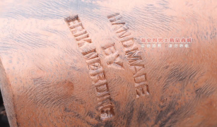 丹麦Erik Nording石楠木手工签名烟斗 SIGNATURE SMOOTH 原木58-10