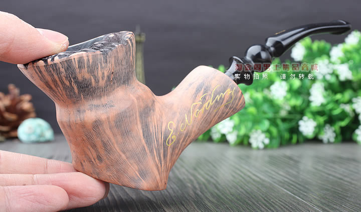 丹麦Erik Nording石楠木手工签名烟斗 SIGNATURE SMOOTH 原木59-11