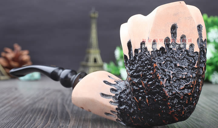 丹麦Erik Nording石楠木手工签名烟斗 SIGNATURE SMOOTH 原木60-2