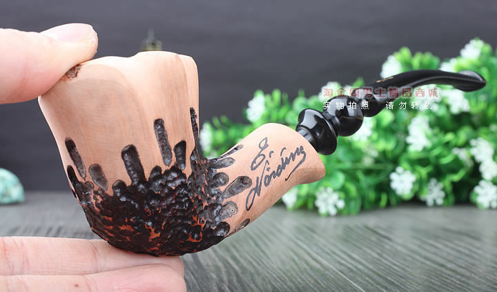 丹麦Erik Nording石楠木手工签名烟斗 SIGNATURE SMOOTH 原木61-10