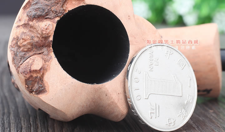 丹麦Erik Nording石楠木手工签名烟斗 SIGNATURE SMOOTH 原木61-6