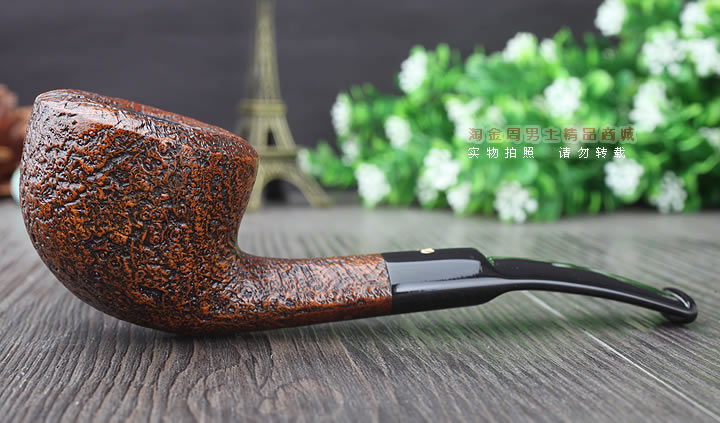 【淘金周】进口丹麦Stanwell Golden石楠木烟斗 5件套装黄金86K-4