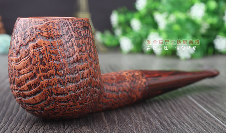 淘金周 英国Dunhill登喜路石楠木烟斗 5件套乡村喷砂 COUNTY 5101-1