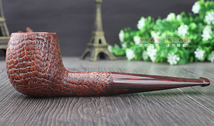 淘金周 英国Dunhill登喜路石楠木烟斗 5件套乡村喷砂 COUNTY 5101-4