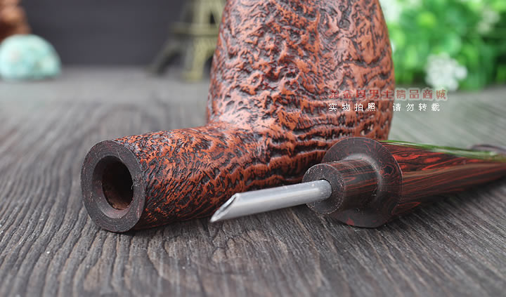 淘金周 英国Dunhill登喜路石楠木烟斗 5件套乡村喷砂 COUNTY 5101-7