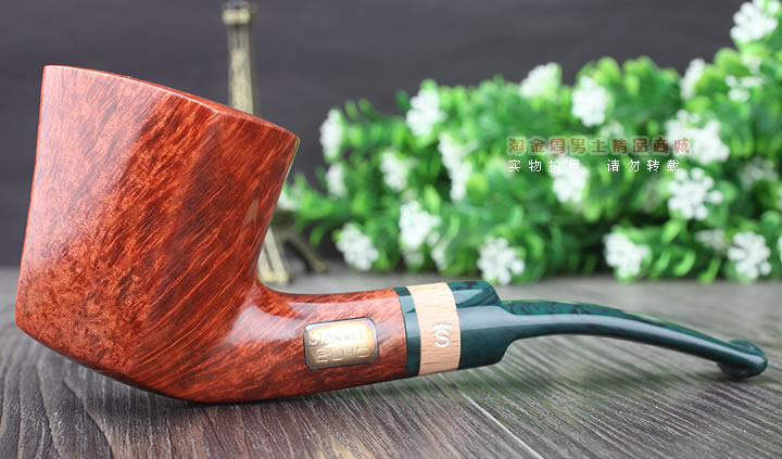 【淘金周】丹麦史丹威STANWELL石楠木烟斗 2015年限量烟斗浅棕色-4