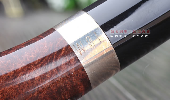 【淘金周】拉森w.o.larsen石楠木烟斗 2015年限量烟斗棕色含压棒-9