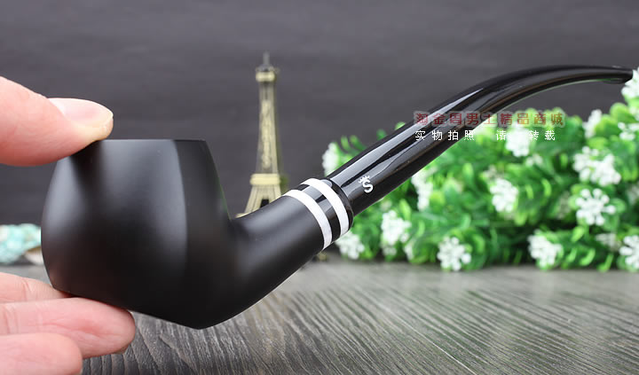 【淘金周】丹麦Stanwell双嘴石楠木烟斗阅读烟斗6件套黑白双嘴402-10