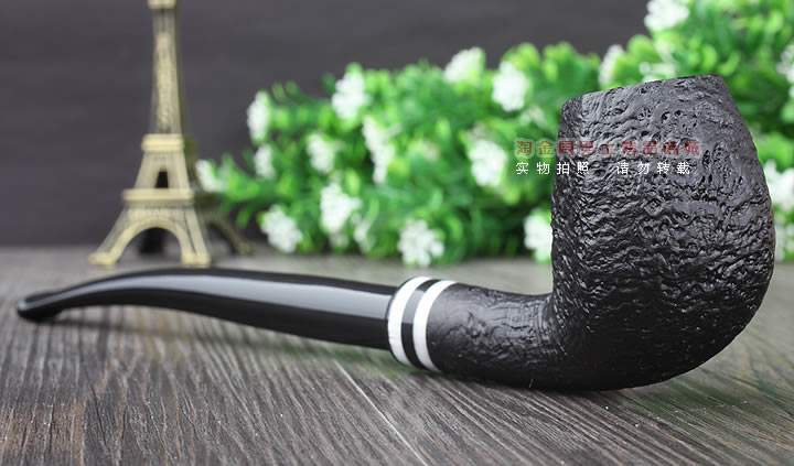 【淘金周】丹麦Stanwell石楠木烟斗阅读烟斗5件套黑白双嘴喷砂403-2