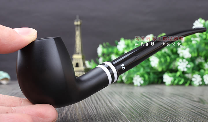 【淘金周】丹麦Stanwell双嘴石楠木烟斗阅读烟斗5件套黑白双嘴403-11
