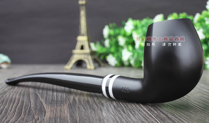 【淘金周】丹麦Stanwell双嘴石楠木烟斗阅读烟斗5件套黑白双嘴403-2