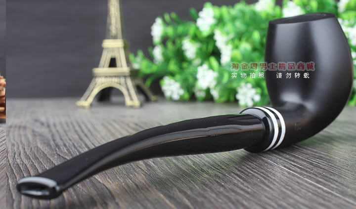 【淘金周】丹麦Stanwell双嘴石楠木烟斗阅读烟斗5件套黑白双嘴403-3