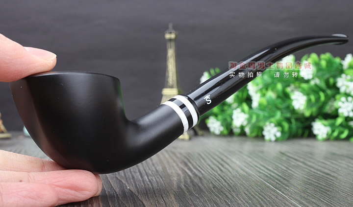 【淘金周】丹麦Stanwell双嘴石楠木烟斗阅读烟斗5件套黑白双嘴404-12