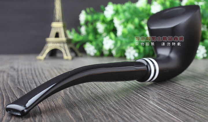 【淘金周】丹麦Stanwell双嘴石楠木烟斗阅读烟斗5件套黑白双嘴404-3