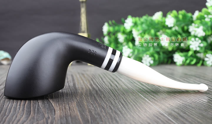 【淘金周】丹麦Stanwell双嘴石楠木烟斗阅读烟斗5件套黑白双嘴404-6