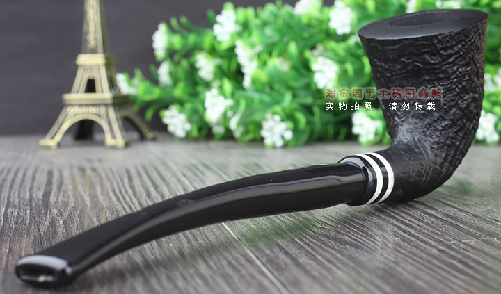 【淘金周】丹麦Stanwell石楠木烟斗阅读烟斗5件套黑白双嘴喷砂405-3
