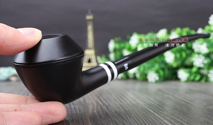 【淘金周】丹麦Stanwell双嘴石楠木烟斗阅读烟斗5件套黑白双嘴406-11