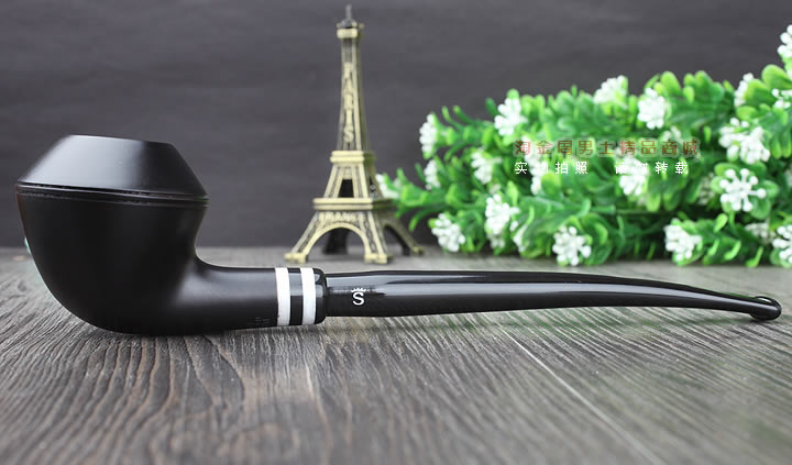 【淘金周】丹麦Stanwell双嘴石楠木烟斗阅读烟斗5件套黑白双嘴406-4