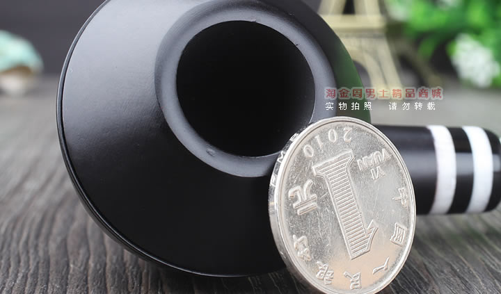 【淘金周】丹麦Stanwell双嘴石楠木烟斗阅读烟斗5件套黑白双嘴406-7