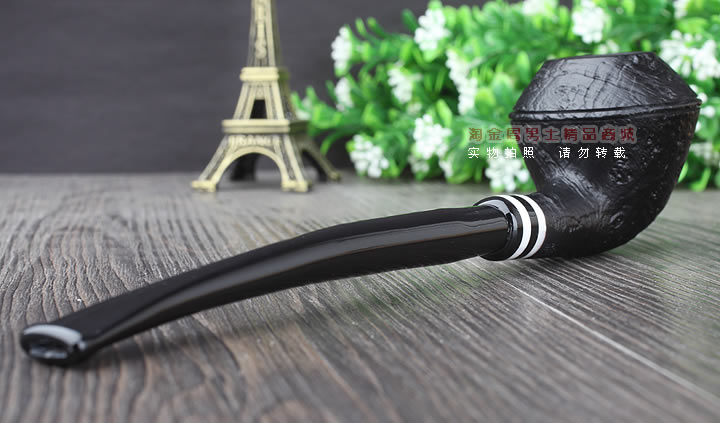 【淘金周】丹麦Stanwell石楠木烟斗阅读烟斗5件套黑白双嘴喷砂406-3