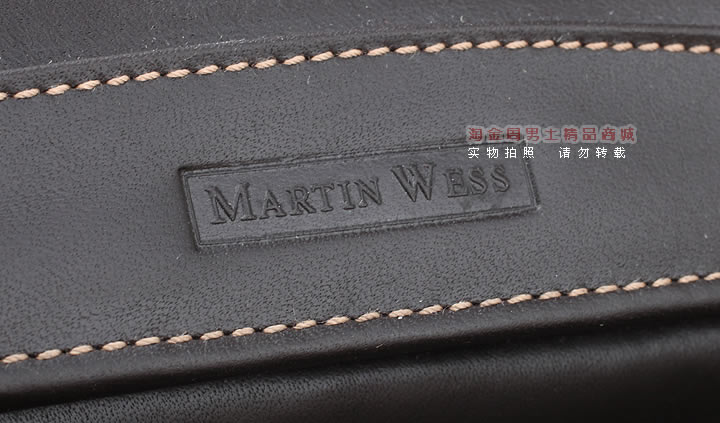 【淘金周】原装德国Martin Wess手工牛皮烟斗包 两斗包K28棕色-11