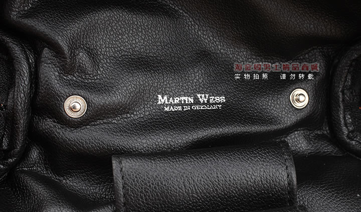 【淘金周】原装德国Martin Wess手工牛皮烟斗包 两斗包P36/2橙色-5