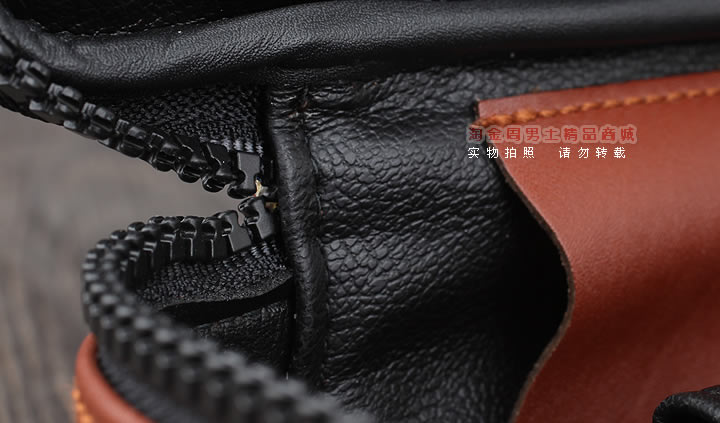 【淘金周】原装德国Martin Wess手工牛皮烟斗包 两斗包P9/2棕色-6