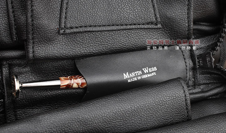 【淘金周】原装德国Martin Wess手工牛皮烟斗包 四斗包ap15/4-7