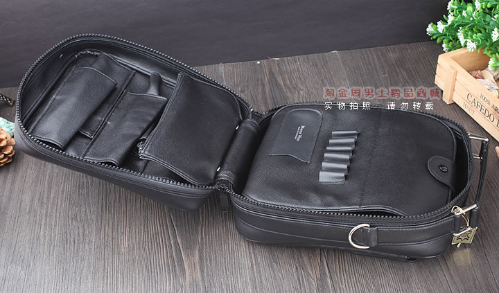 【淘金周】原装德国Martin Wess手工牛皮烟斗包 12斗包p49/12背包-4